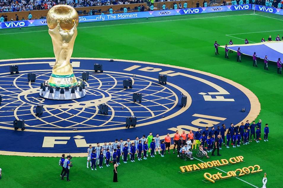 World Cup 2022 diễn ra tại Qatar từ ngày 20.11 đến 18.12.2022. Ảnh: Vivo