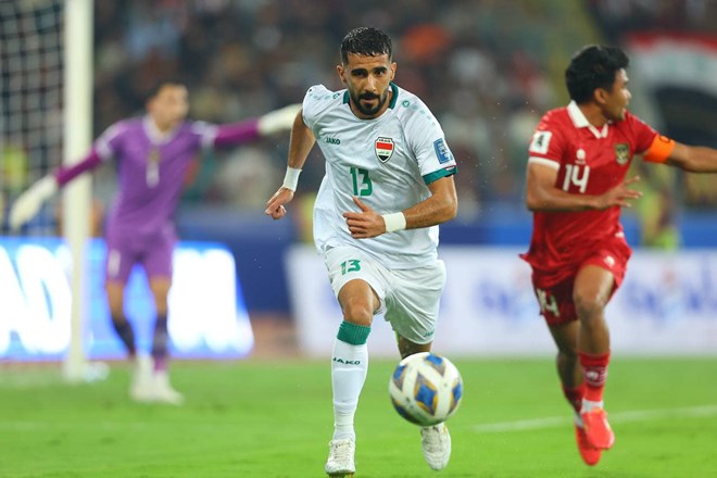 Tuyển Iraq vừa có chiến thắng 5-1 trước tuyển Indonesia. Ảnh: IFA