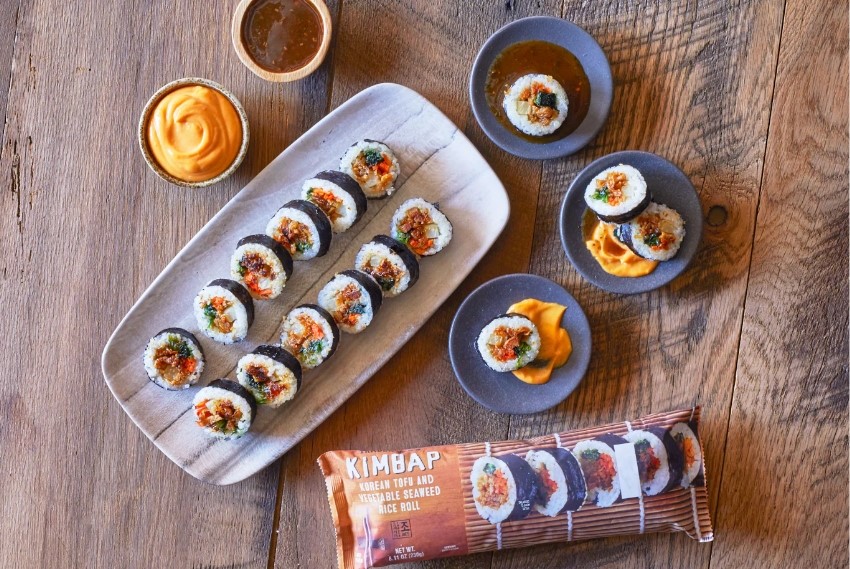 Hình ảnh kimbap đông lạnh đang được bán tại website của Trader Joe’s. Ảnh: Trader Joe’s