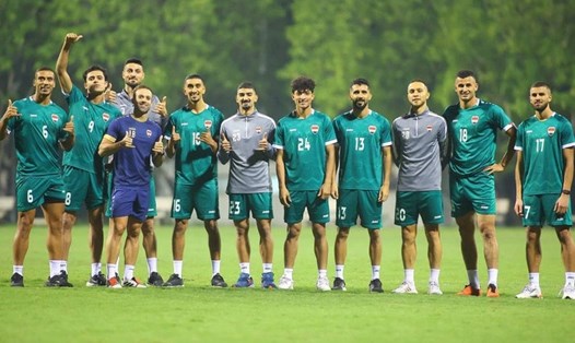 Tuyển Iraq là đội bóng được đánh giá mạnh nhất bảng F. Ảnh: IFA