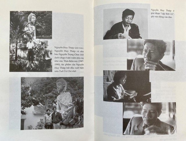 Ra mắt tập di cảo đặc biệt "Anh hùng còn chi" của nhà văn Nguyễn Huy Thiệp. Ảnh: N.Nam