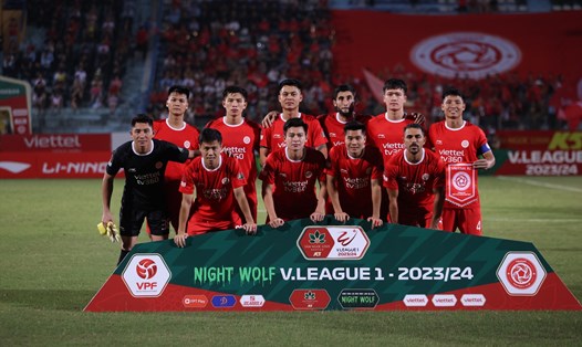 Câu lạc bộ Viettel tại V.League 2023-2024. Ảnh: Minh Dân