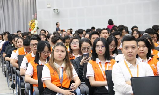 Sinh Viên Đại học Việt Đức vào năm học mới. Ảnh: Trung Tính