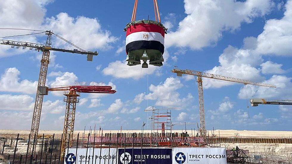 Nga xây nhà máy hạt nhân El-Dabaa ở Ai Cập. Ảnh: Rosatom