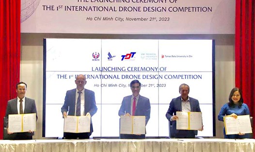 Lễ phát động Cuộc thi quốc tế về Drone khai mạc vào ngày 21.11 tại Trường Đại học Tôn Đức Thắng.