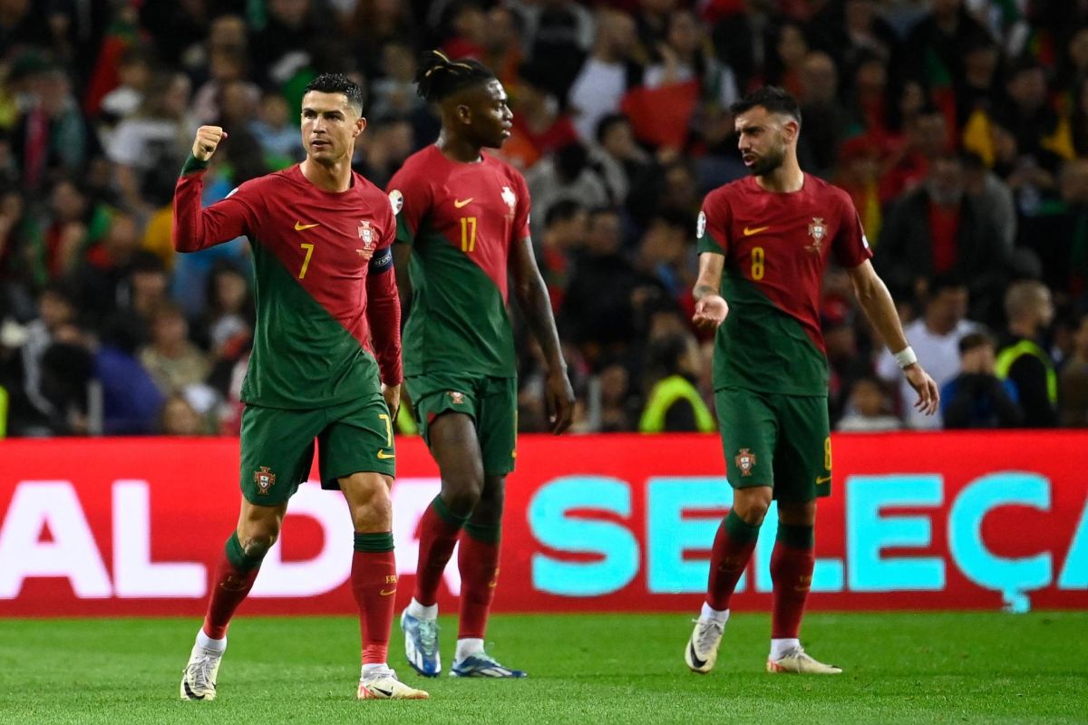 Bồ Đào Nha là đội ghi nhiều bàn thắng nhất tại vòng loại. ẢnhL UEFA