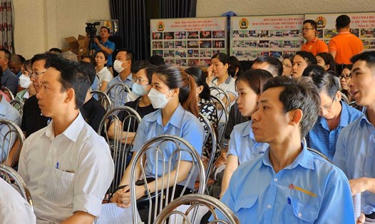 Việc chú trọng an toàn vệ sinh lao động chỉ mới được thực hiện tốt tại các doanh nghiệp lớn trên địa bàn Đà Nẵng. Ảnh: Thùy Trang 