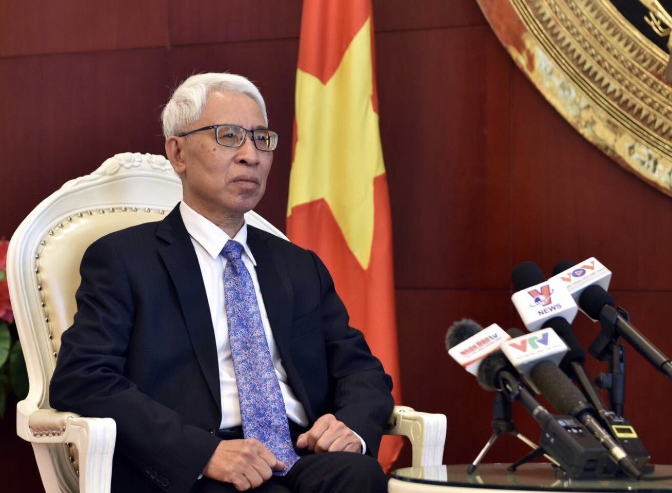 Đại sứ Việt Nam tại Trung Quốc Phạm Sao Mai. Ảnh: TTXVN