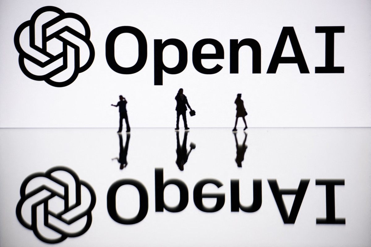 Logo của OpenAI - công ty tạo ra ChatGPT. Ảnh: AFP