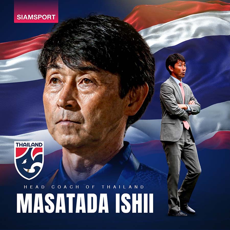 Huấn luyện viên Masatada Ishii chính thức dẫn dắt tuyển Thái Lan. Ảnh: Siam Sport