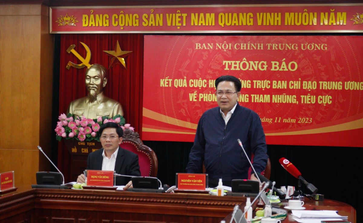 Ông Nguyễn Văn Yên - Phó Trưởng Ban Nội chính Trung ương. Ảnh: T.Vương