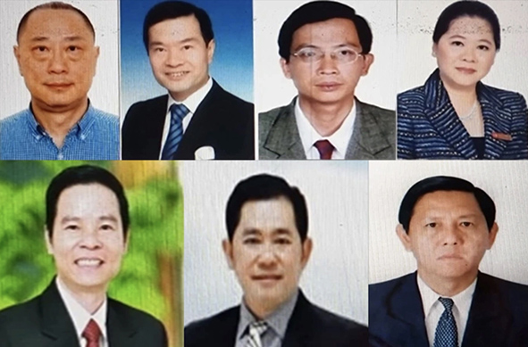 Bảy người (trong đó có bà Nguyễn Thị Thu Sương) liên quan đến sai phạm tại Tập đoàn Vạn Thịnh Phát và ngân hàng SCB đang bị truy nã. Ảnh: Bộ Công an