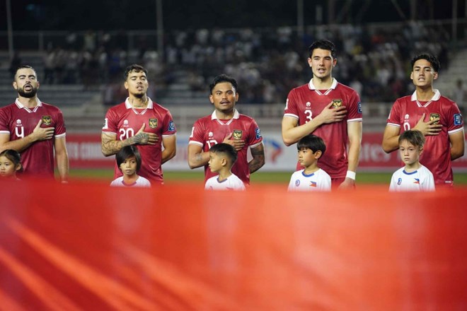 Tuyển Indonesia sẽ bổ sung 4 cầu thủ nhập tịch để đấu tuyển Việt Nam