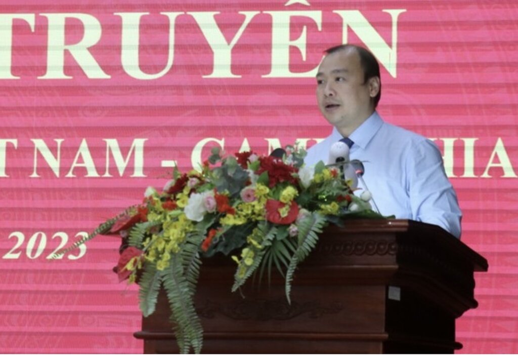 Phó trưởng Ban Tuyên giáo Trung ương, Phó trưởng Ban Thường trực Ban Chỉ đạo Công tác Thông tin Đối ngoại Trung ương Lê Hải Bình. Ảnh: Anh Vũ