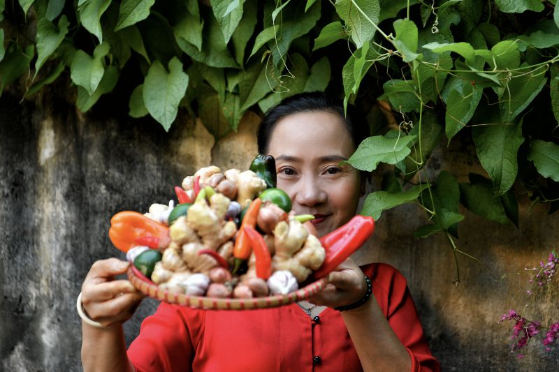 Huyền tự nhận chỉ là một người yêu bếp Việt.