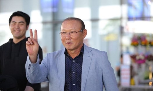 Huấn luyện viên Park Hang-seo thời điểm mới đến Việt Nam làm việc. Ảnh: VFF