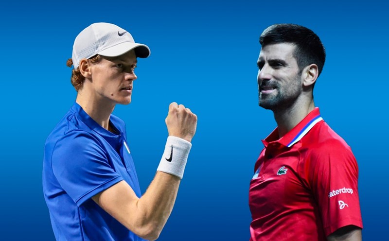 Link xem trực tiếp Sinner vs Djokovic, Davis Cup 2023