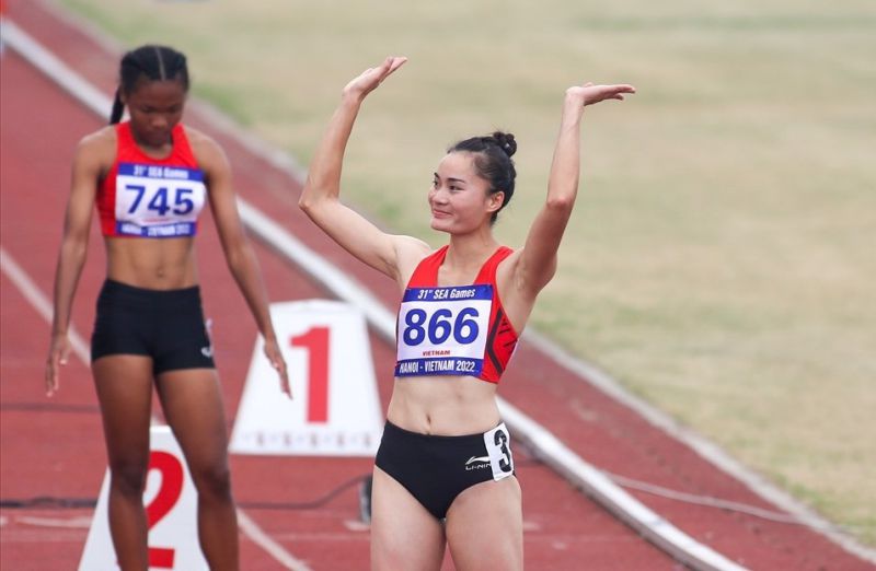 Quách Thị Lan tại SEA Games 31. Ảnh: Thanh Vũ