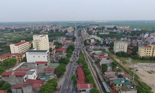 Huyện Thường Tín (Hà Nội) giao đất cho 136 hộ dân liên quan đến dự án Vành đai 4. Ảnh: UBND huyện Thường Tín 