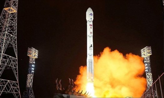 Triều Tiên phóng vệ tinh do thám quân sự Malligyong-1 ngày 21.11.2023. Ảnh: KCNA