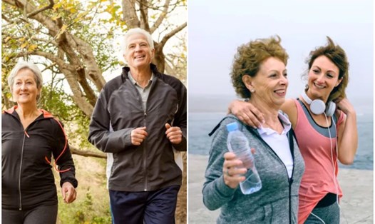 Bí quyết đi bộ giúp giảm cân và có thân hình thon gọn sau 50 tuổi. Đồ họa: Thanh Thanh 