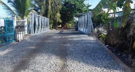 Cầu Ông Đực, thành phố Bạc Liêu, tỉnh Bạc Liêu đã hoàn thành sau nhiều lần dừng thi công. Ảnh: Nhật Hồ