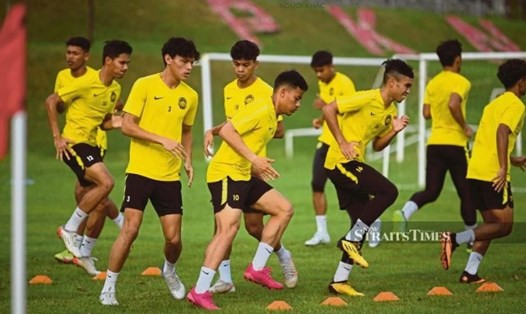 U23 Malaysia tự tin sẽ chơi tốt trước U23 Việt Nam, U23 Uzbekistan ở giải châu Á. Ảnh: NST