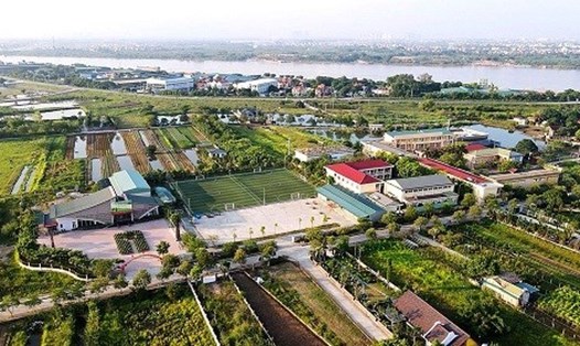 Huyện Thường Tín đẩy nhanh công tác giải phóng mặt bằng dự án Vành đai 4. Ảnh: UBND huyện Thường Tín 