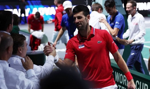 Novak Djokovic và đội tuyển Serbia không thể giành vé vào chung kết Davis Cup 2023. Ảnh: Sportskeeda