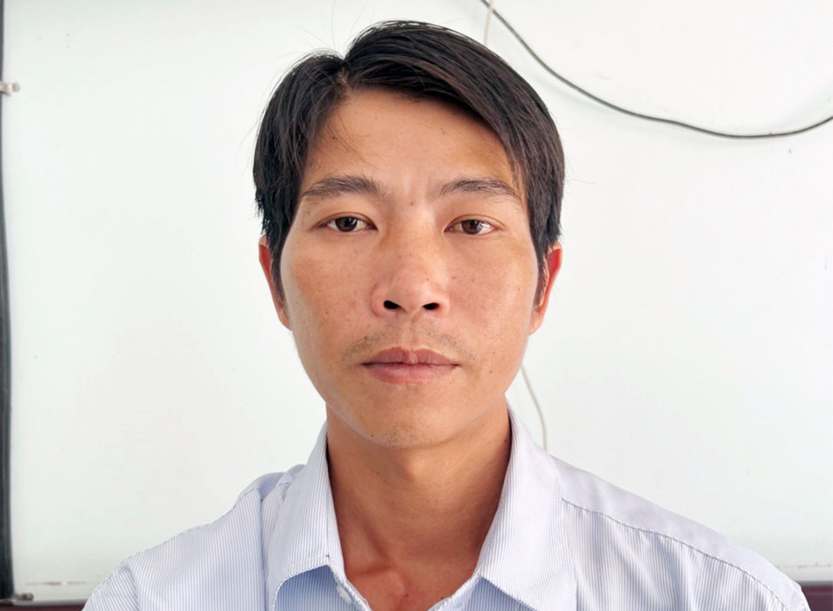 Công an tỉnh An Giang đang đề nghị Viện Kiểm sát cùng cấp truy tố Nguyễn Minh Tiến về tội giết người. Ảnh: Vũ Tiến