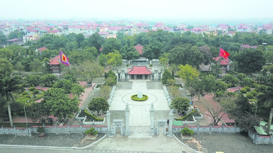  Đền thờ Hai Bà Trưng tại huyện Mê Linh. Ảnh: Phạm Đông