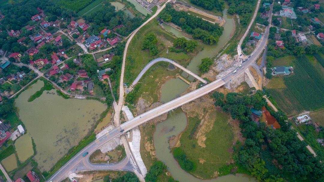 Cầu Vàng, tỉnh Thanh Hóa, thuộc Dự án tín dụng ngành giao thông vận tải để cải tạo mạng lưới đường quốc gia lần thứ 2. Ảnh: JICA Việt Nam