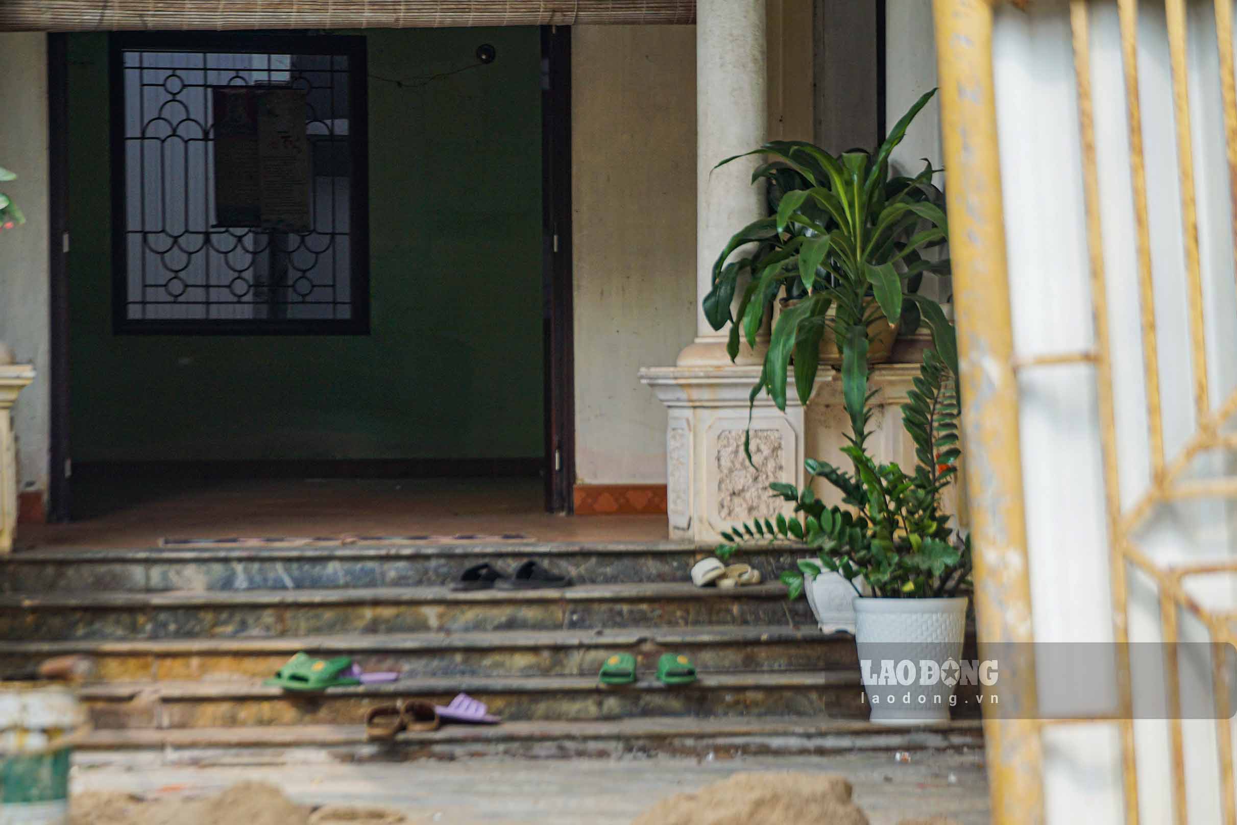 Căn nhà của ông Nguyễn Văn Minh (SN 1967, thôn Yên Nội, xã Đồng Quang) – nơi được xác định là địa điểm khoan giếng khiến sự cố sụt lún xảy ra.