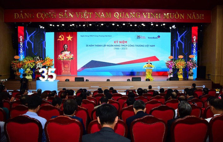 Ngân hàng TMCP Công Thương Việt Nam (VietinBank) tổ chức Kỷ niệm 35 năm thành lập. Ảnh: CTG