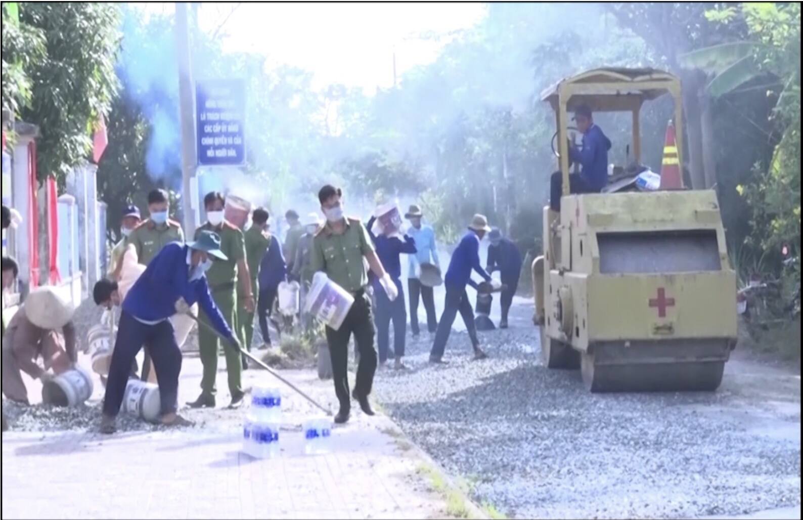 Thực hiện công trình mô hình “2 An” giữa Công an tỉnh An Giang và Ban trị sự trung ương Giáo hội Phật giáo Hòa Hảo. Ảnh minh họa. Ảnh: Thanh Hà