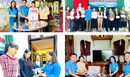 Các cấp Công đoàn tỉnh Quảng Trị tổ chức các hoạt động chào mừng Đại hội Công đoàn Việt Nam. Ảnh: Trần Diễm