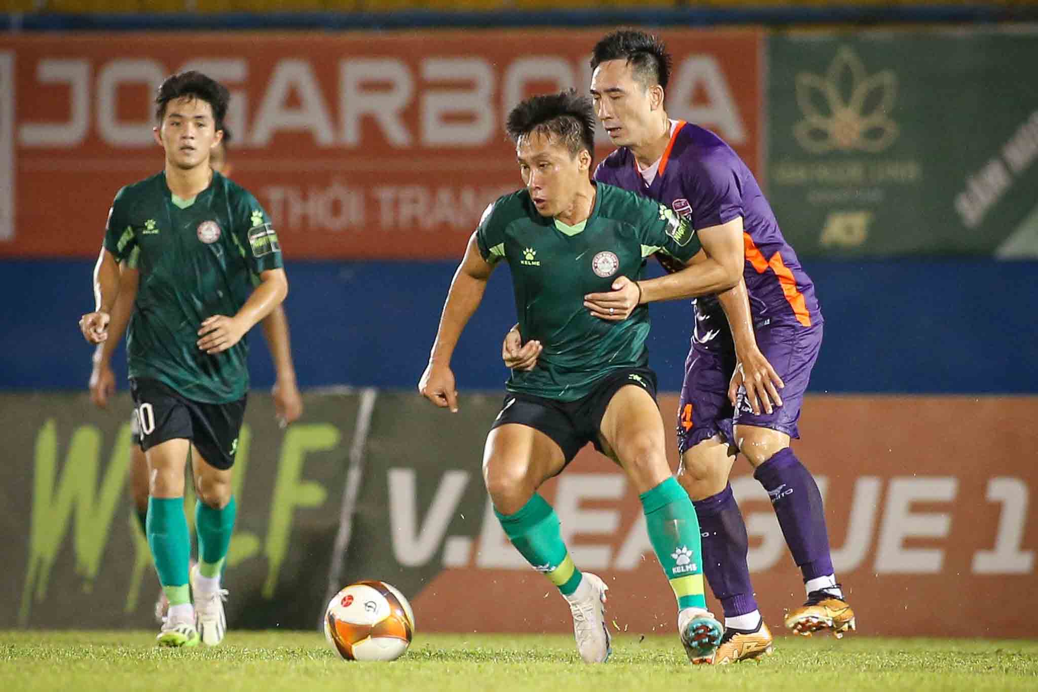Câu lạc bộ TPHCM chạm trán Bình Dương tại vòng loại Cúp Quốc gia 2023-2024. Ảnh: Thanh Vũ