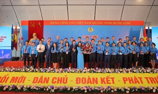 Đại hội VII Công đoàn Dầu khí Việt Nam, nhiệm kỳ 2023 – 2028. Ảnh: Kiều Vũ