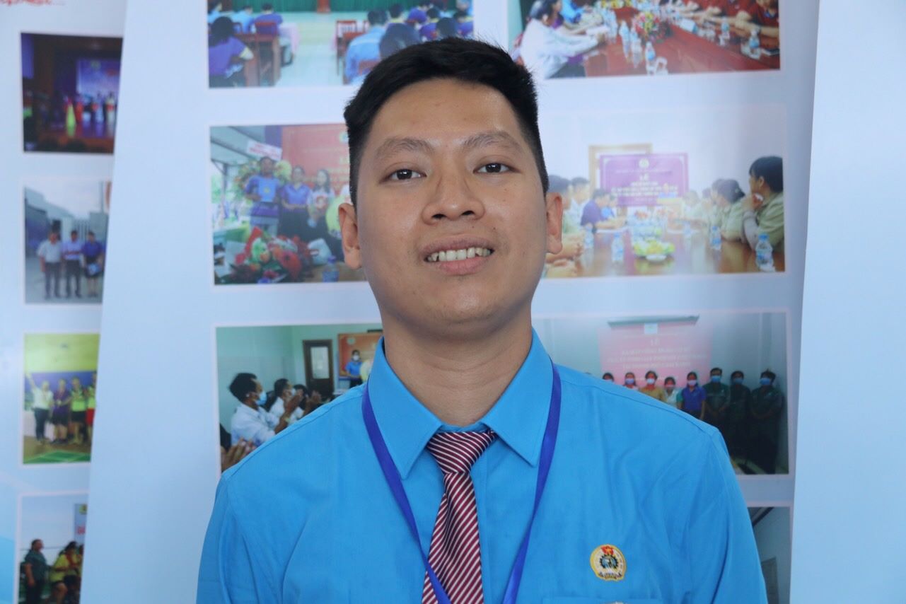 Đại biểu Nguyễn Phương Nam - Chủ tịch CĐCS Công ty Cổ phần Vinpearl. Ảnh: Phương Linh
