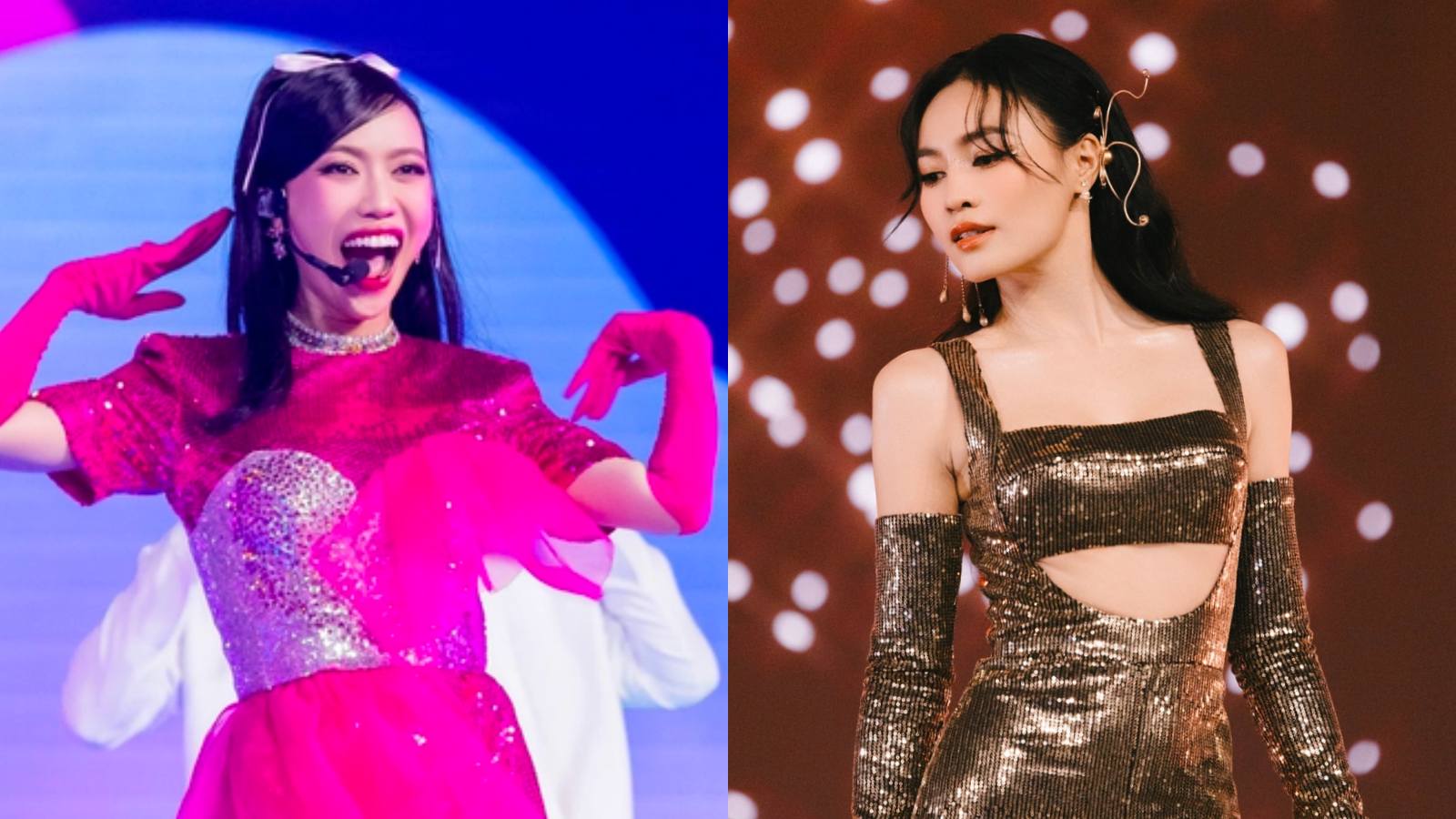 Diệu Nhi và Lan Ngọc trong công diễn 1 "Chị đẹp đạp gió rẽ sóng", Ảnh: Nhà sản xuất