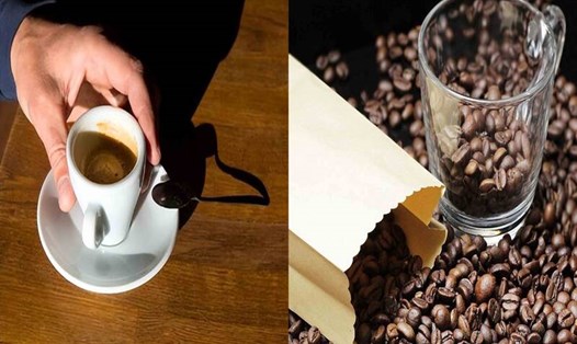Uống cà phê giúp chúng ta giảm cân, kéo dài tuổi thọ. Đồ hoạ: Hạ Mây