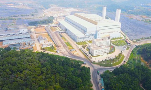 Nhà máy điện rác Sóc Sơn khởi công tháng 8.2019, trên diện tích 17,51 ha, thuộc Khu liên hợp xử lý chất thải rắn Nam Sơn (huyện Sóc Sơn, Hà Nội) có tổng mức đầu tư hơn 7.000 tỉ đồng. Ảnh: Hải Danh