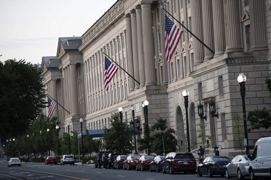 Trụ sở Bộ Thương mại Mỹ ở Thủ đô Washington D.C. Ảnh: Xinhua