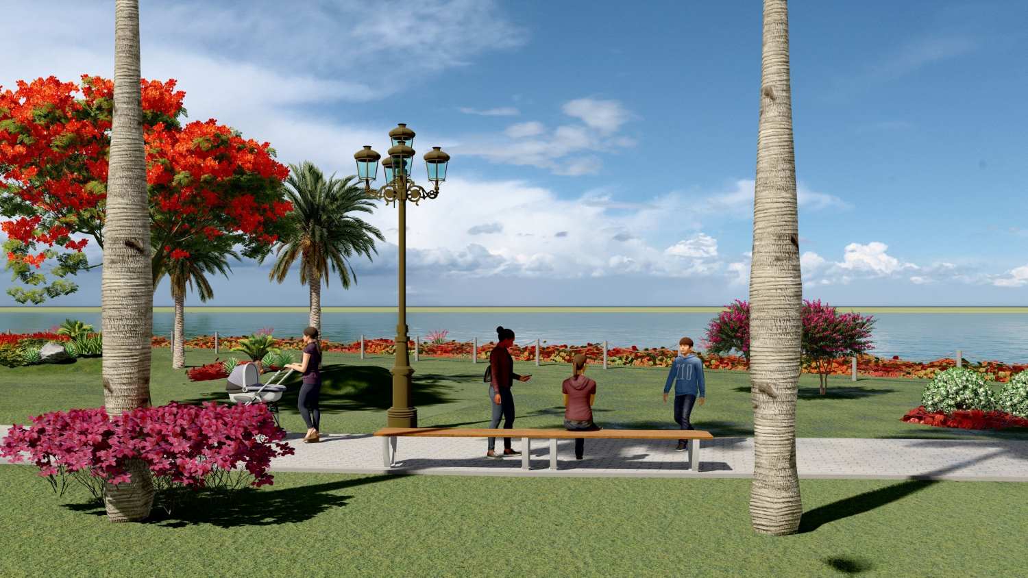 Người dân sẽ có thêm không gian vui chơi ven sông Sài Gòn phía Thủ Thiêm.