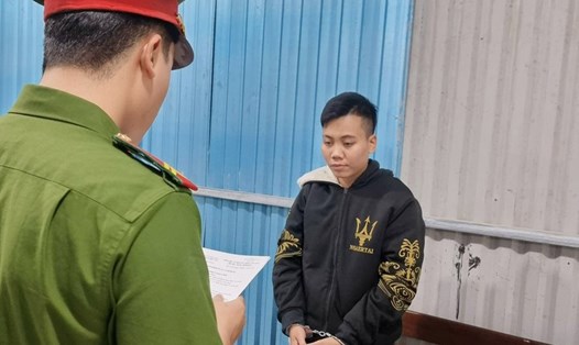 Nguyễn Thị Kim Chi tại cơ quan công an. Ảnh: Công an cung cấp