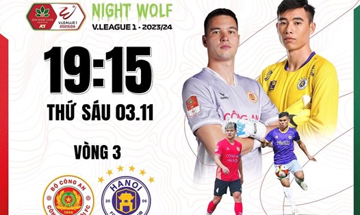 Câu lạc bộ Công an Hà Nội chạm trán Hà Nội FC tại vòng 3 V.League. Ảnh: FPT Play