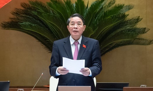 Phó Chủ tịch Quốc hội Nguyễn Đức Hải kết luận nội dung thảo luận. Ảnh: Phạm Thắng

