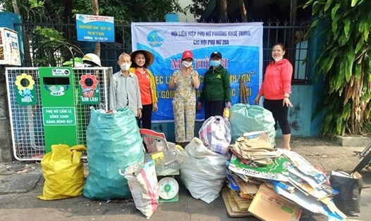 Nhiều khu dân cư ở Đà Nẵng thực hiện tốt việc phân loại rác thải đầu nguồn, nhưng cuối nguồn lại chôn lấp. Ảnh: Nguyên Linh