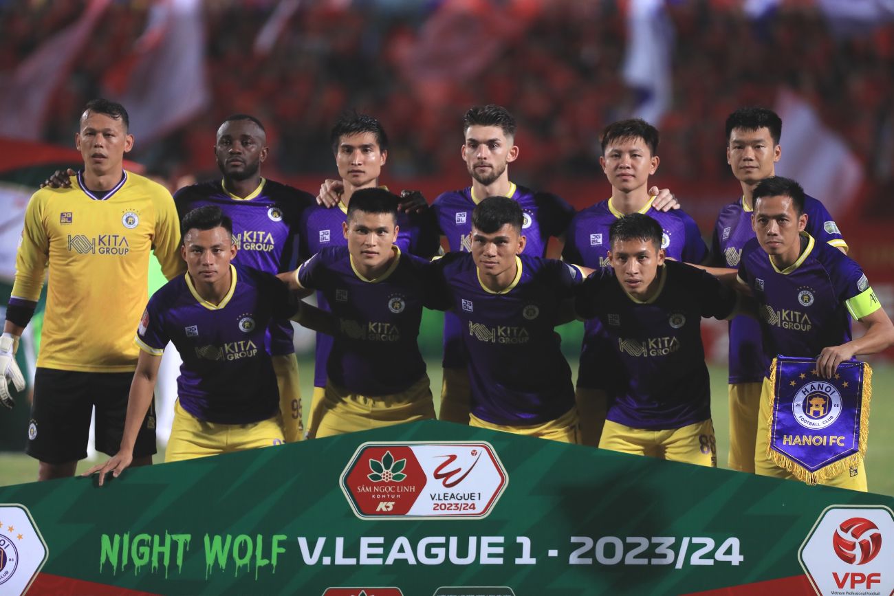 Ngày 3.11, câu lạc bộ Hà Nội chạm trán Công an Hà Nội ở vòng 3 Night Wolf V.League 2023-2024.