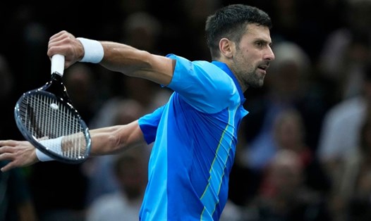 Novak Djokovic lần thứ 9 vào bán kết Paris Masters, giải đấu anh đã 6 lần vô địch. Ảnh: ATP
